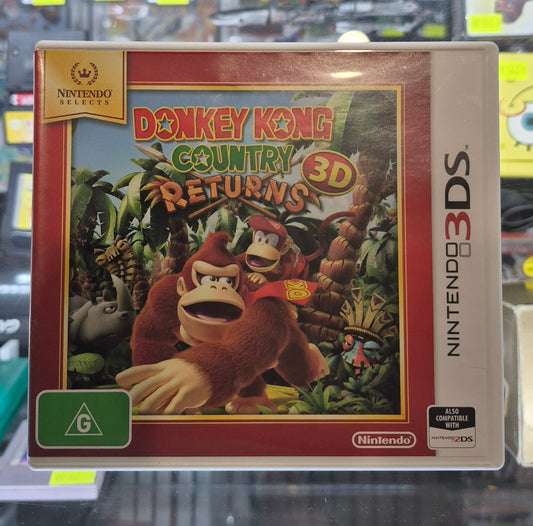 Donkey Kong Country Returns 3D - Nintendo 3DS - PAL - Tested