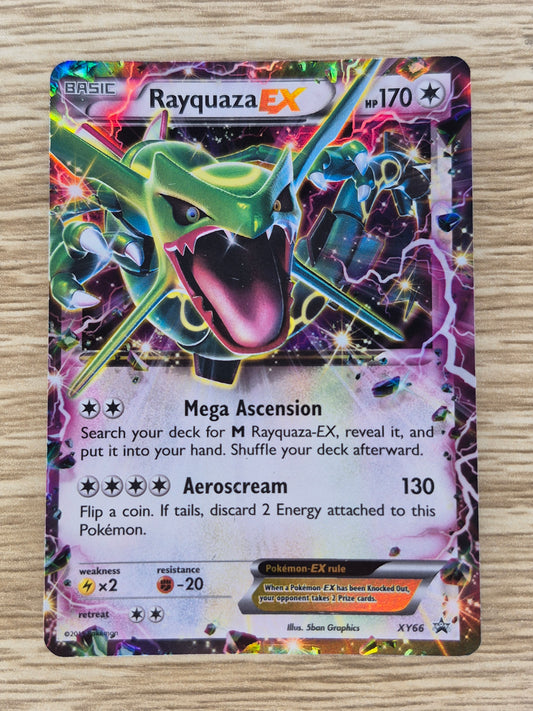 Rayquaza EX XY66  Pokemon Card Black Star Promo Holo Ultra Rare MP