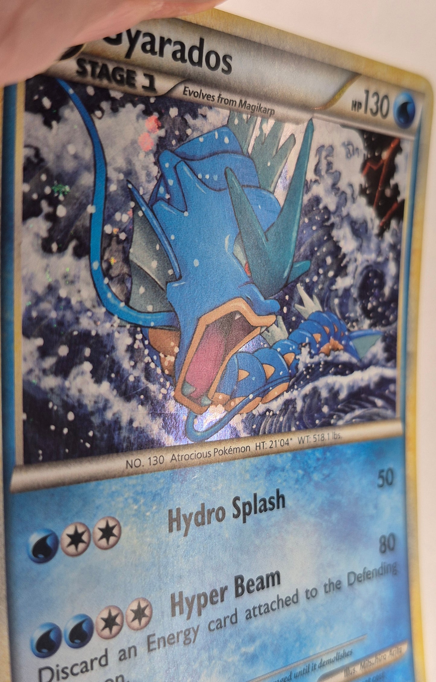 Gyarados - 30/30 - Holo Rare - HS Trainer Kit - Pokemon Card - LP