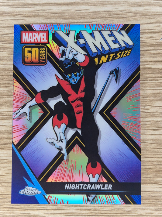 2025 Topps Chrome Marvel - X-MEN GIANT SIZE Anniversary XM-3 Nightcrawler NR MT