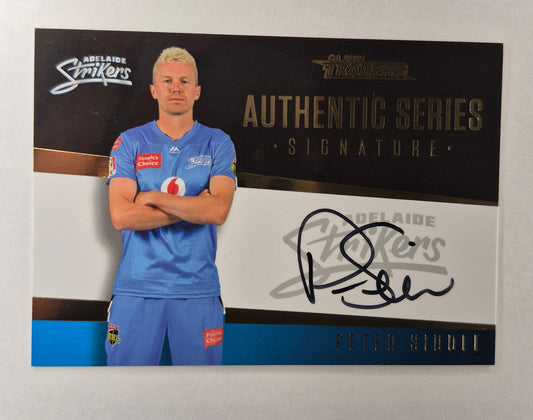 2021-22 CA Traders Authentic Series Signature Black"ASB 2/9" Peter Siddle(On Card)034/120