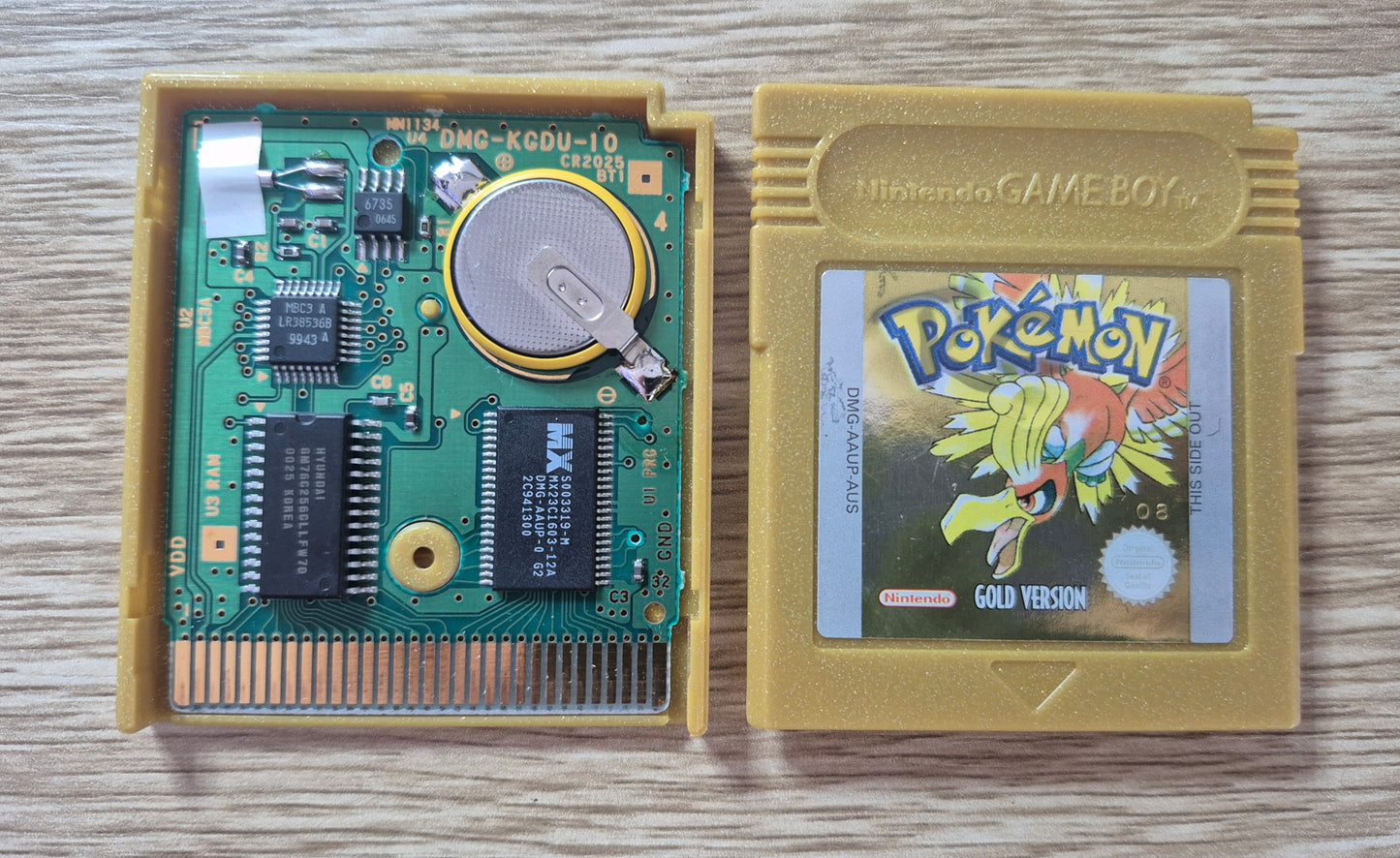 🔥  NEW BATTERY🔥 Pokemon Gold Version, Nintendo Gameboy AUS PAL Genuine