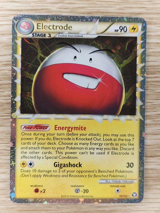 Pokemon 2010 Electrode Prime HGSS 93/102