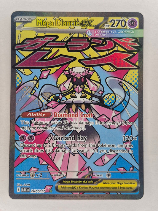 Pokémon TCG - Ascended Heroes - Mega Diancie ex 267/217 - Mega Attack Rare