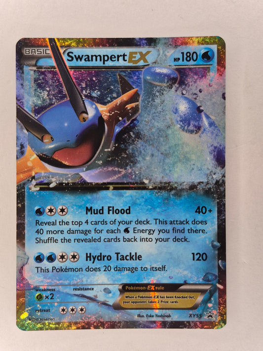 Pokémon TCG Swampert-EX XY Black Star Promo XY55 Holo LP