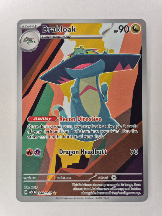 Pokémon Drakloak 248/217 Ascended Heroes Near Mint  Illustration Rare