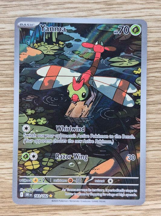 Yanma 183/182 Full Art Destined Rivals Pokemon TCG - Illustration Rare