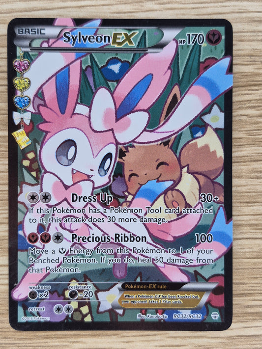 Pokemon Sylveon EX - RC32/RC32 - Pokemon Generations Radiant Full Art  2016 LP
