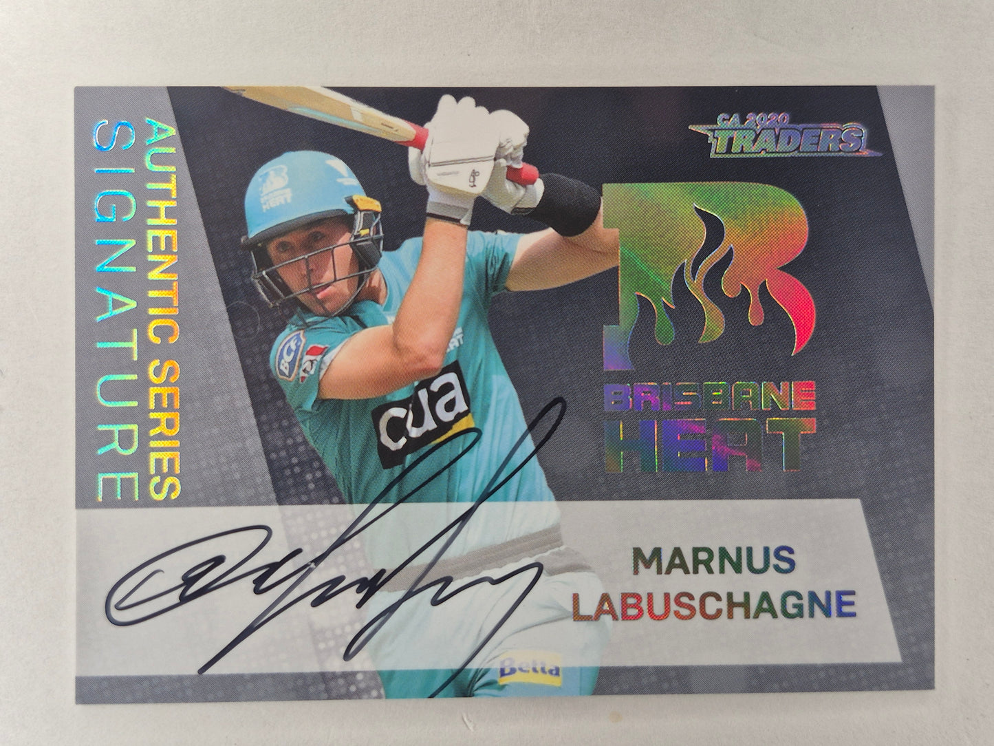 2020 CA TRADERS Marnus Labuschagne Authentic Signature AS 3/9 070/133 Brisbane Heat