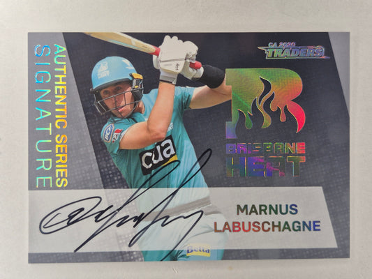 2020 CA TRADERS Marnus Labuschagne Authentic Signature AS 3/9 070/133 Brisbane Heat