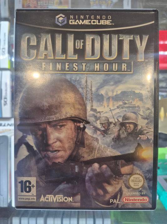 Call of Duty Finest Hour Nintendo Gamecube CIB with manual PAL