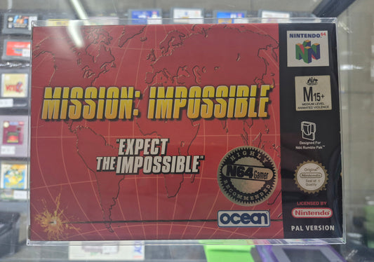 1998 Nintendo N64 Mission Impossible (EUR PAL) Complete in Box Cart Like New