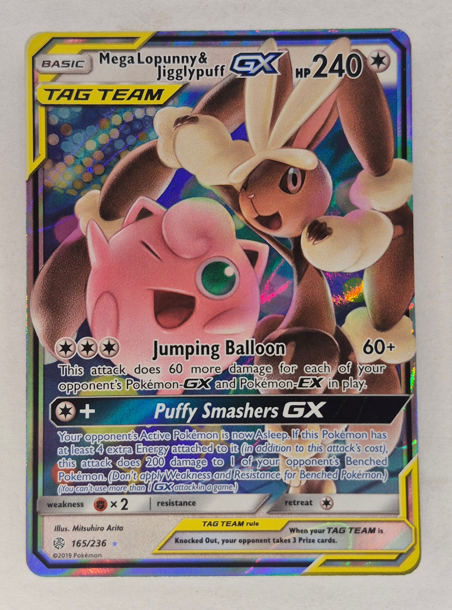 Mega Lopunny & Jigglypuff GX 073/095 Alter Genesis Japanese Pokemon