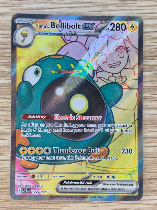 Iono's Bellibolt ex 172/159 Sv09: Journey Together Holo