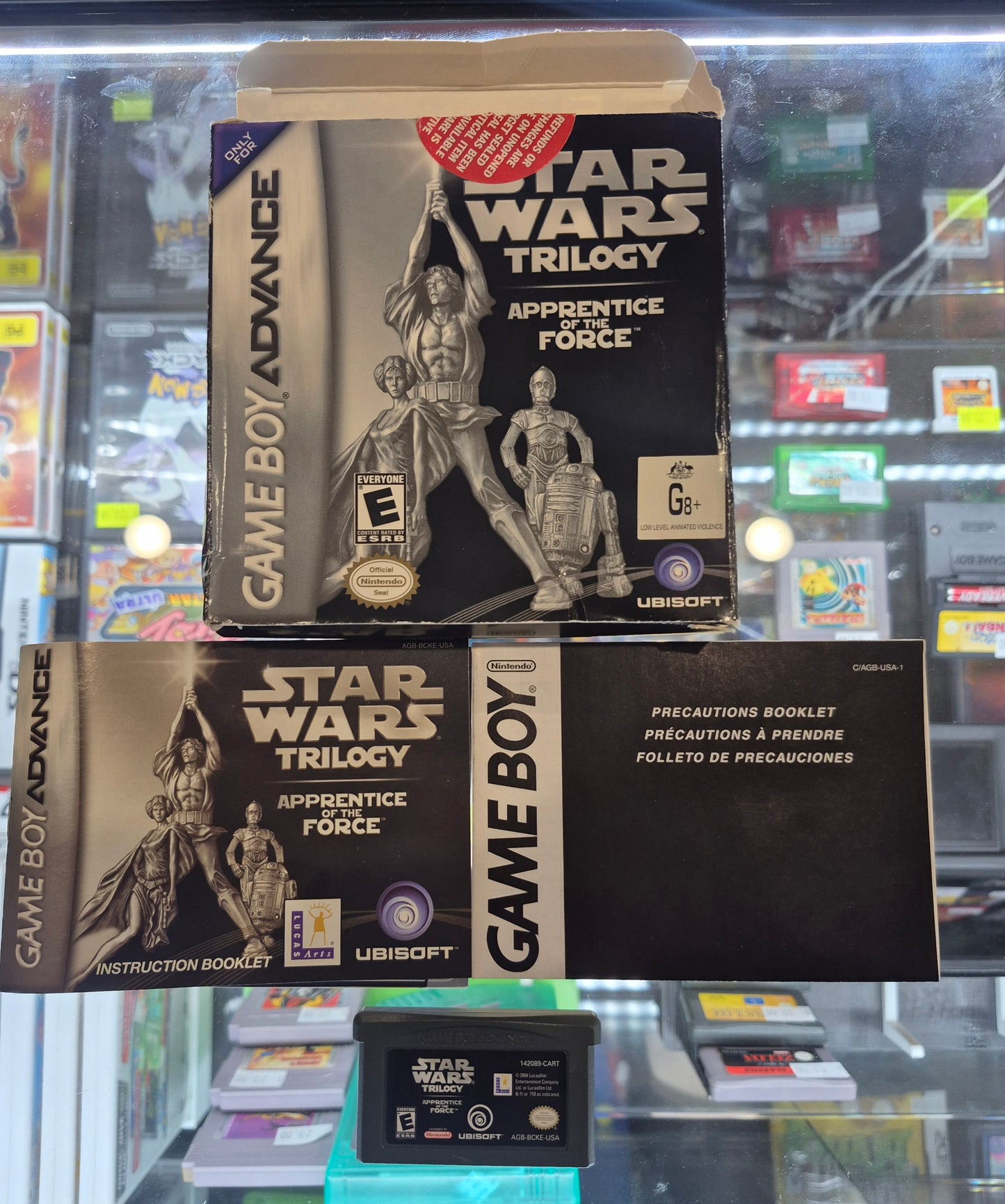 Star Wars Trilogy Apprentice of the Force Gameboy Advance Nintendo in Protector