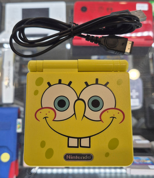 Nintendo Gameboy Advance SP GBA IPS V2 Backlit Lcd Console Spongebob Squarepants