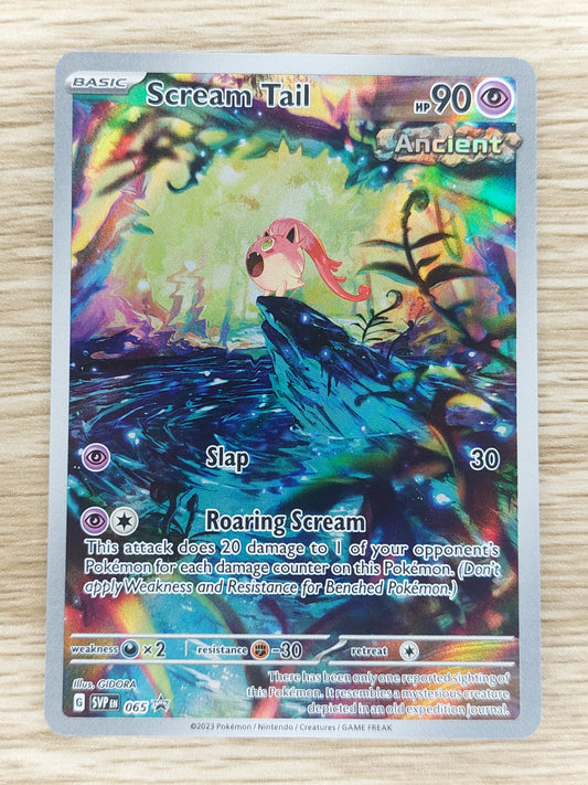 Pokemon 2023 Scream Tail Illustration Rare Black Star Promo 065