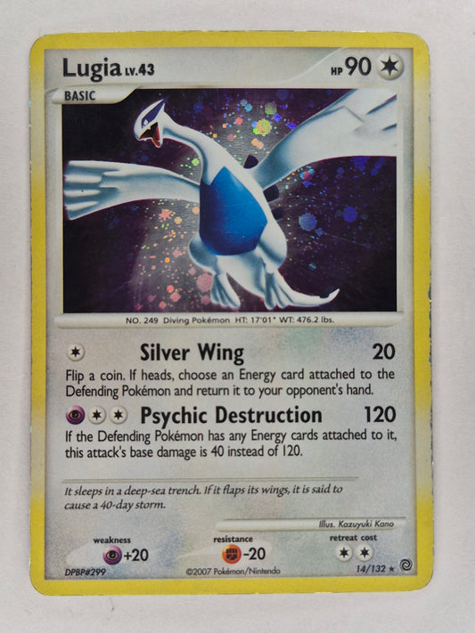 Lugia 14/132  Holo Secret Wonders Pokemon  Diamond & Pearl Rare MP