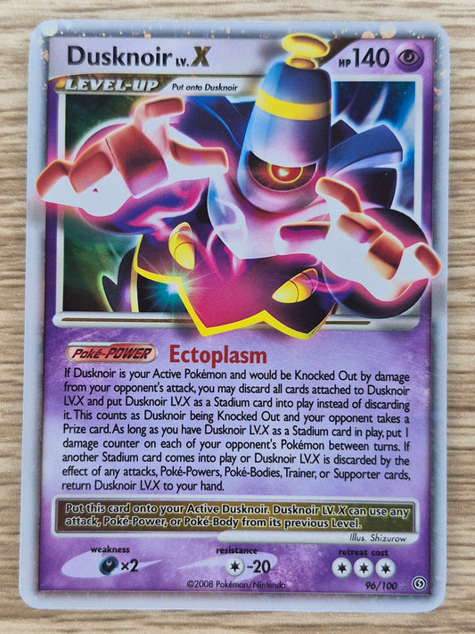 Dusknoir LV.X Stormfront 96/100 Holo Rare Holo LV.X Pokemon Card Nintendo 2008 LP