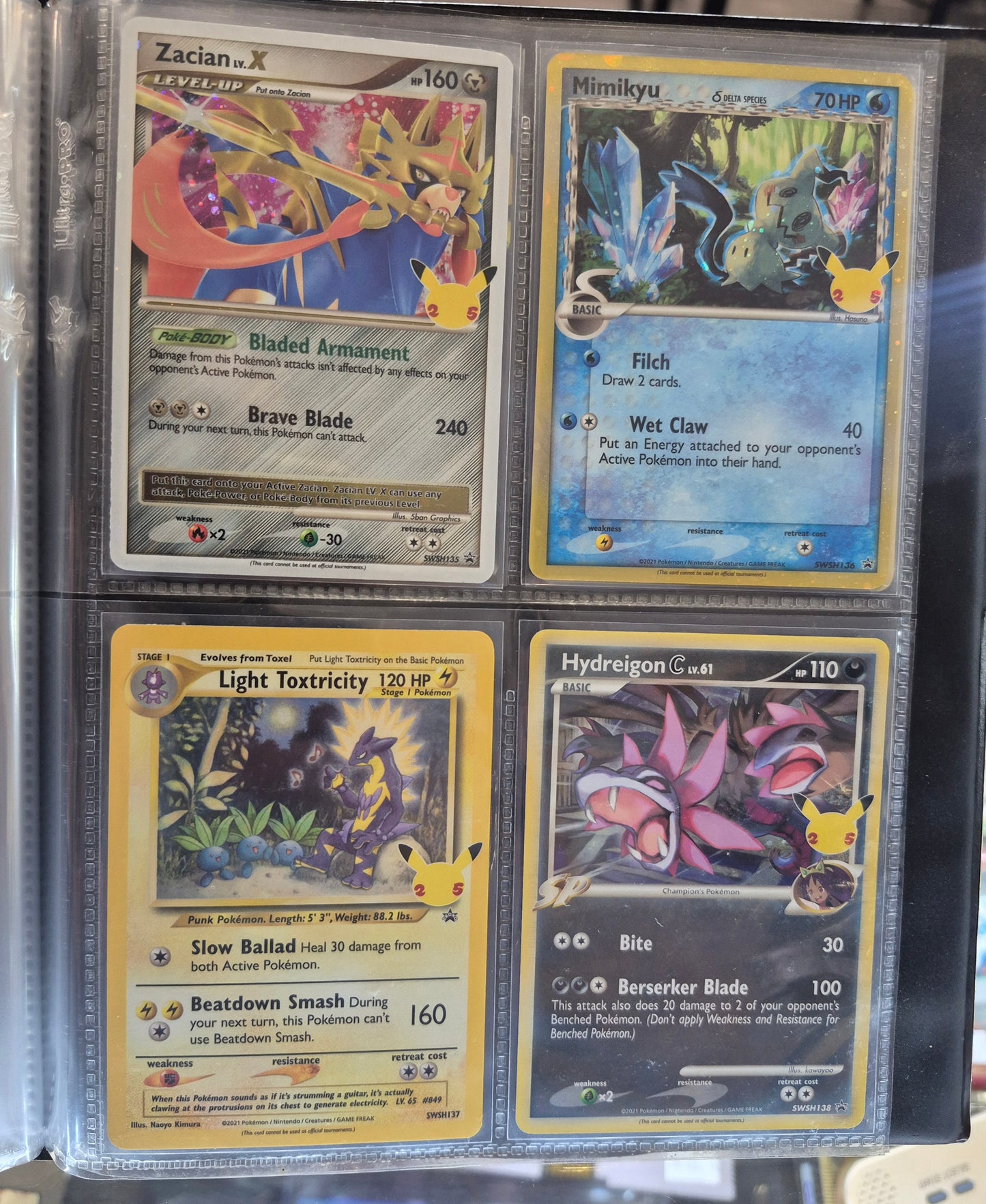 Pokemon Celebrations Complete Set 25+25 include's 10 promos + binder.NM SET