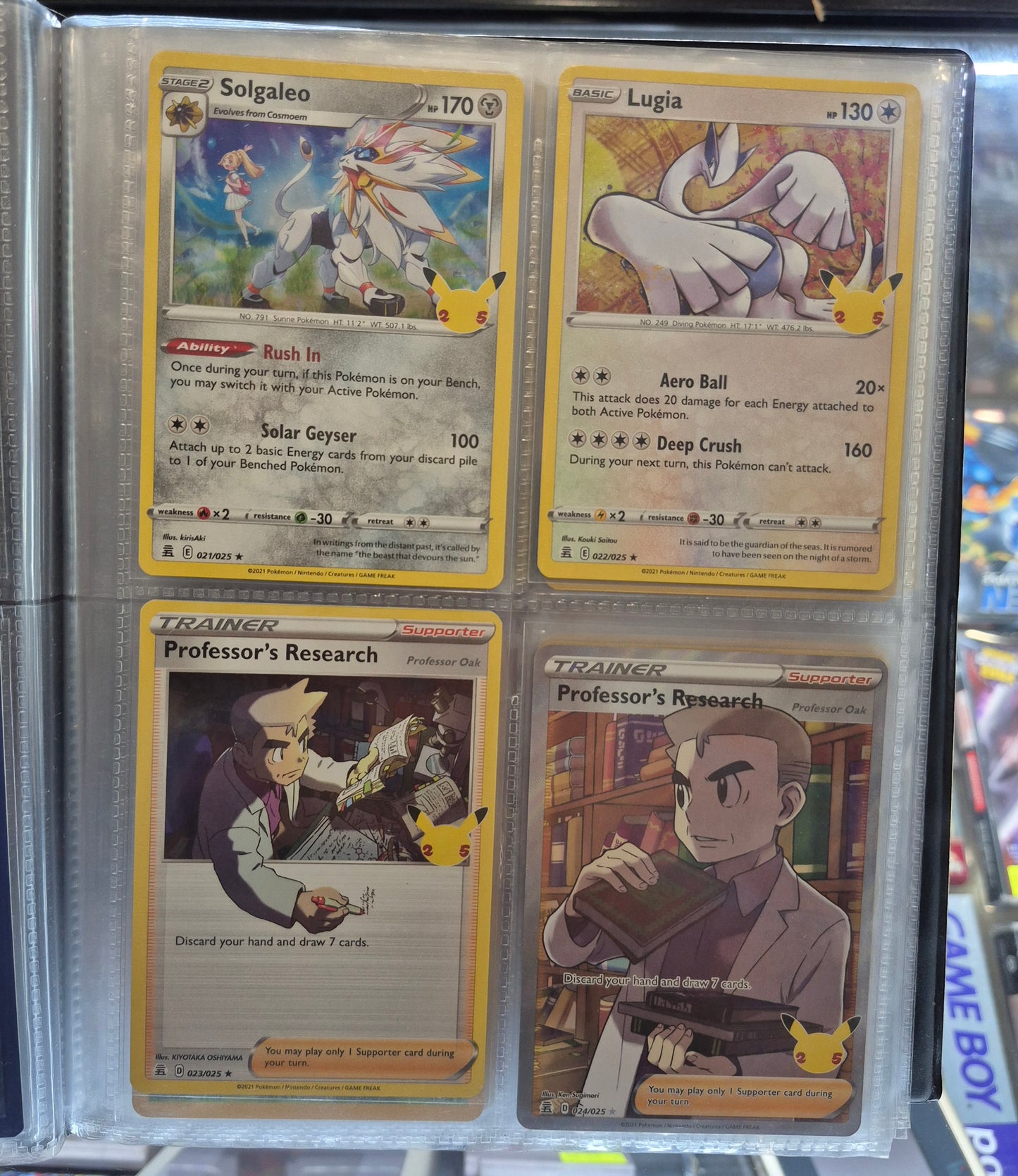 Pokemon Celebrations Complete Set 25+25 include's 10 promos + binder.NM SET