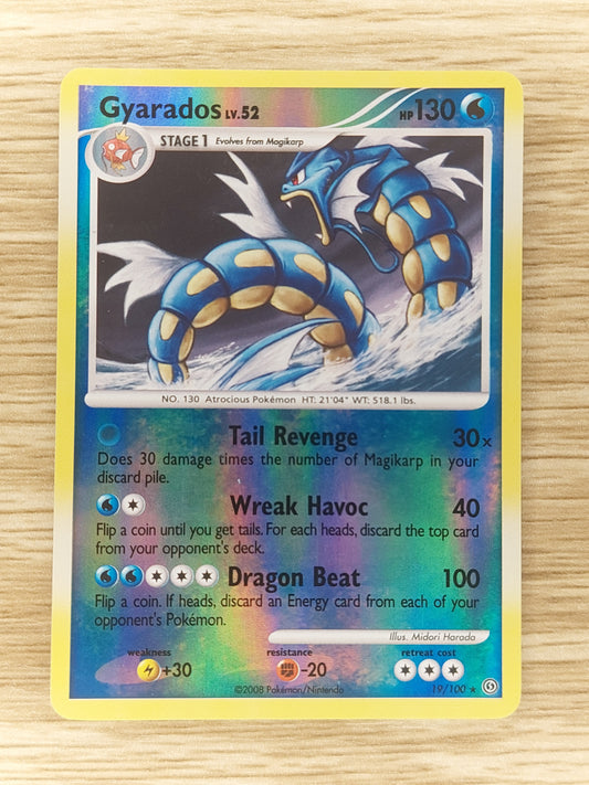 Gyarados - 19/100 - Rare  Stormfront Pokemon LP