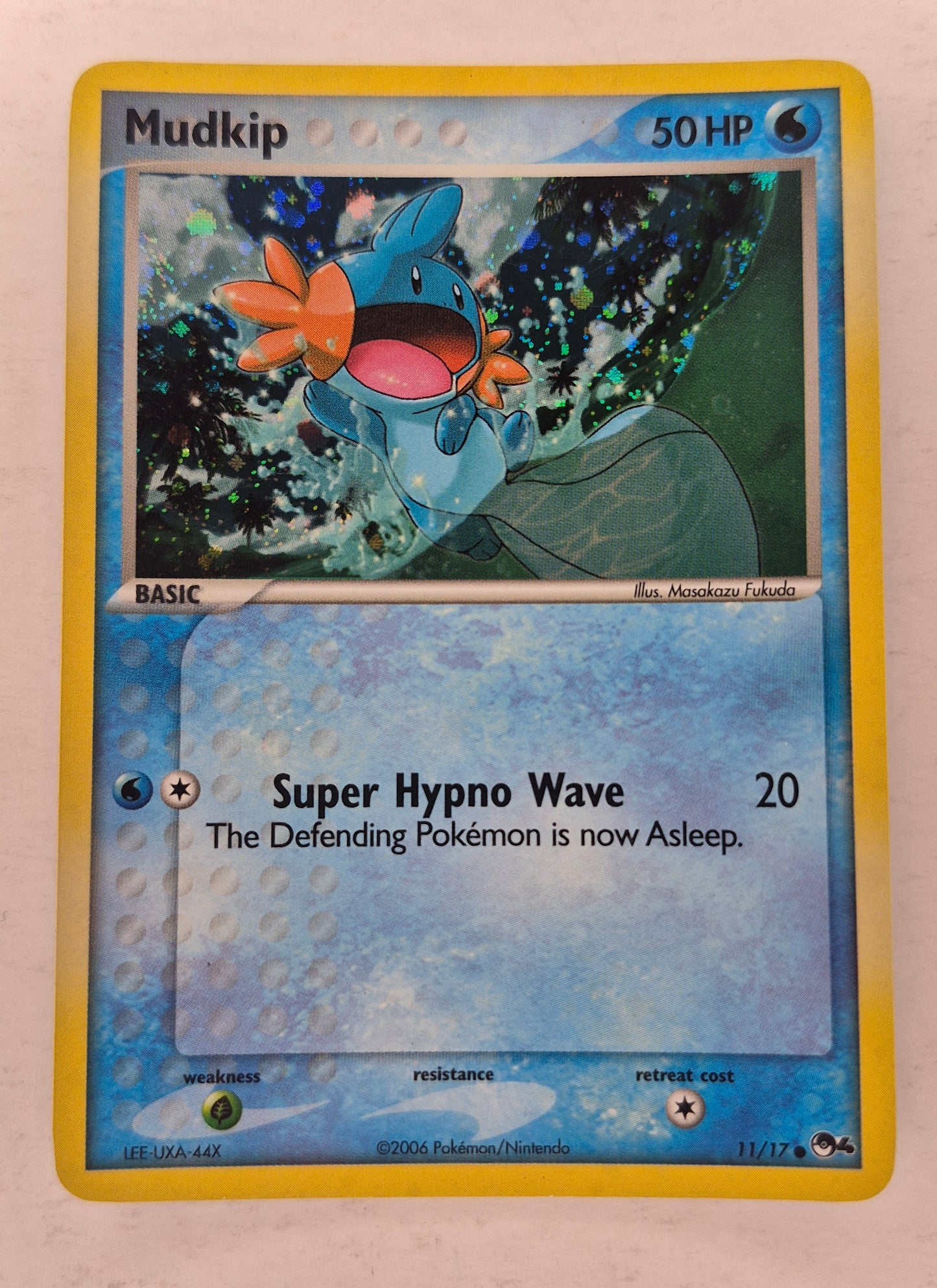 2006 Pokémon  Mudkip 11/17 Holo Pop Series  Holo LP