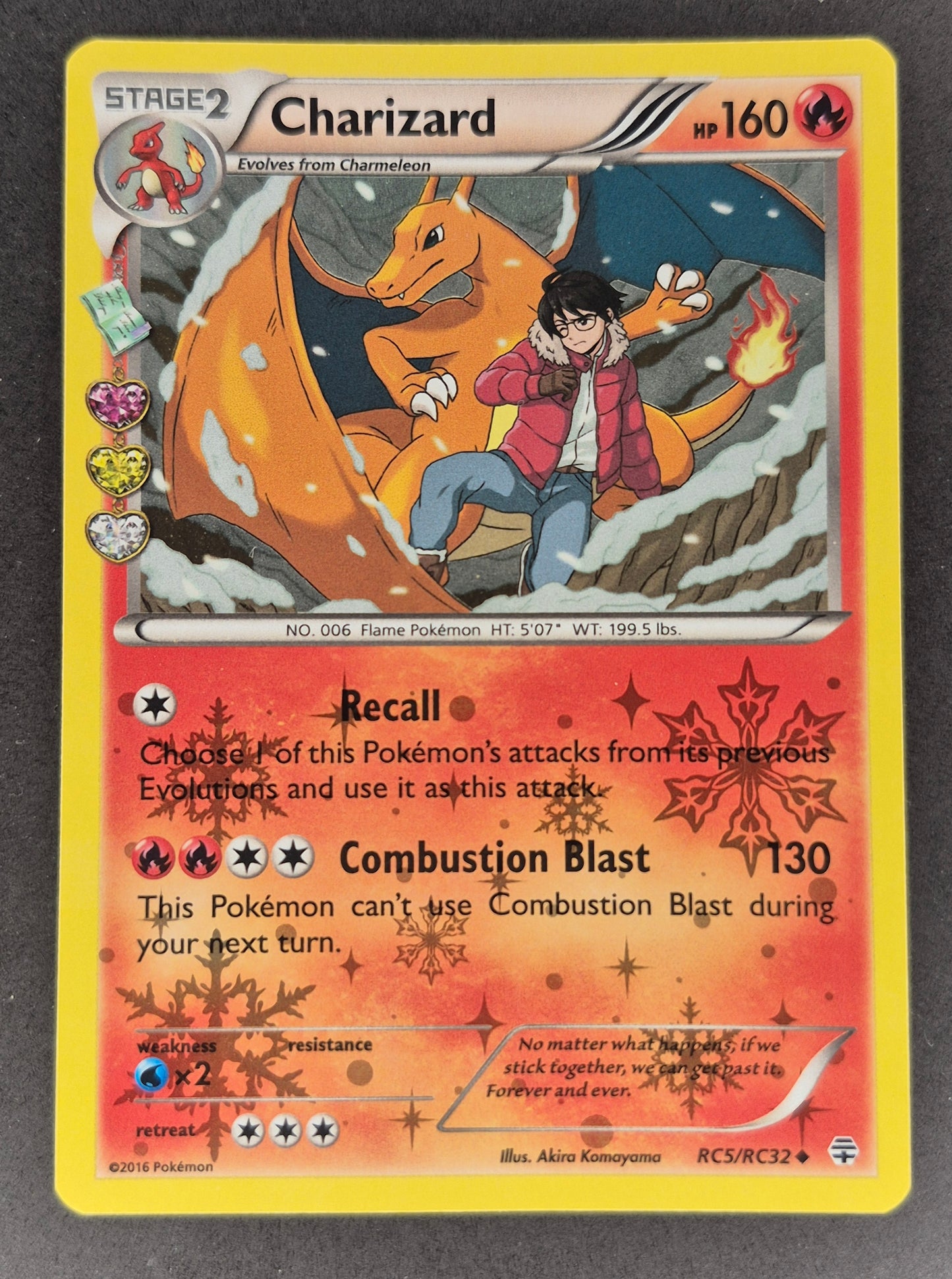Charizard RC5/RC32 XY Generations Pokemon 2016 Radiant Collection Holo NM
