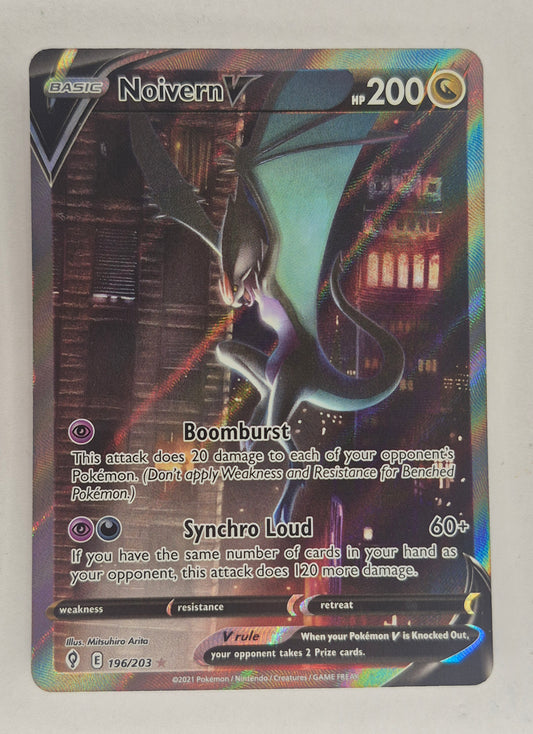 Noivern V - 196/203 - Alternate Art - Evolving Skies - Pokemon Card - NM/M