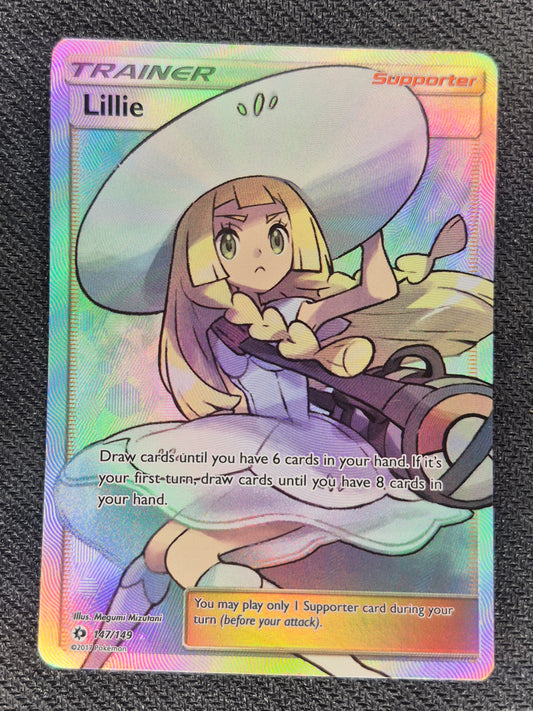 Lillie 147/149 Sun  and Moon Full Art Trainer Pokemon (OC)