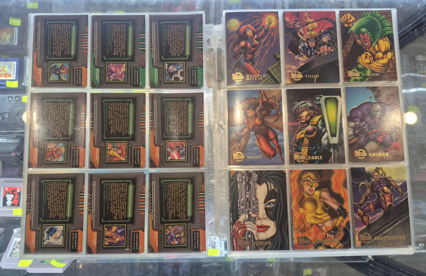 1996 Marvel Ultra Onslaught Full Set + Chase Cards NM/LP - 113 cards total