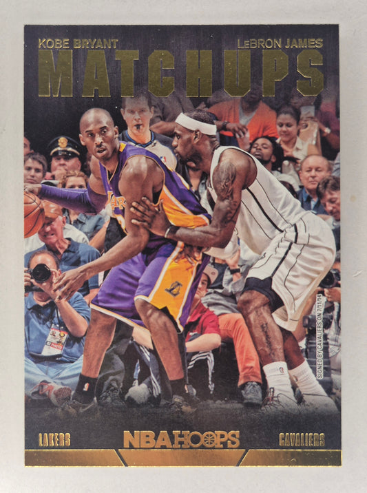 2014-15 Panini Hoops Basketball Matchups w Kobe Bryant & LeBron James No.1 LP