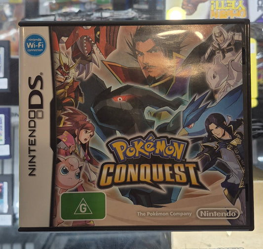 Genuine Pokemon Conquest (Nintendo DS, 2012) AUS PAL Complete Authentic Tested