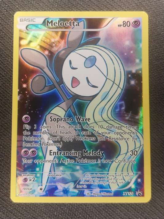 2016 Pokemon Meloetta Full Art Black Star Promo XY120 LP