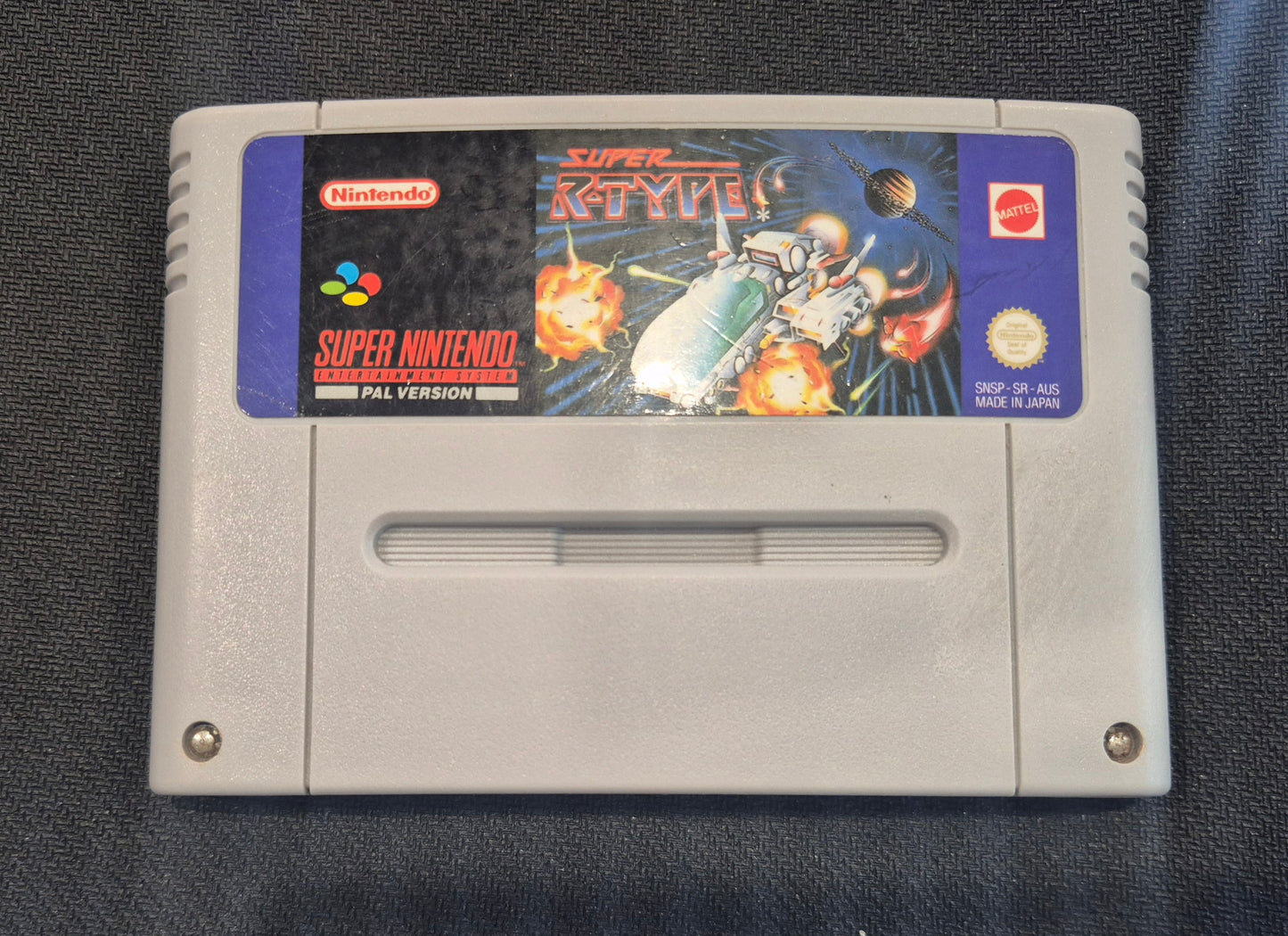 Nintendo SNES Super R-TYPE Cart Tested & Cleaned