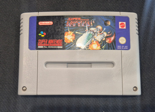 Nintendo SNES Super R-TYPE Cart Tested & Cleaned