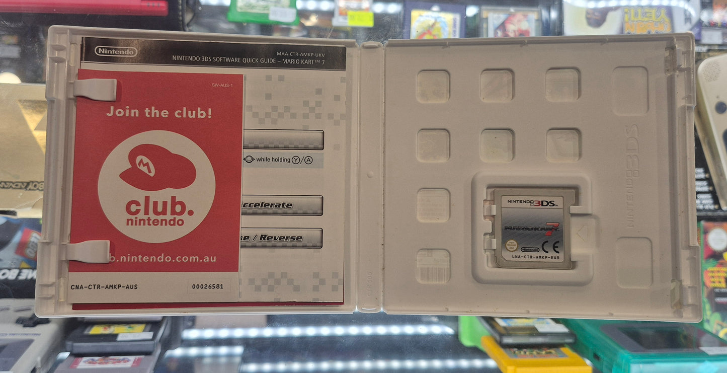 Nintendo 3DS Mario Kart 7 AUS PAL CIB Tested