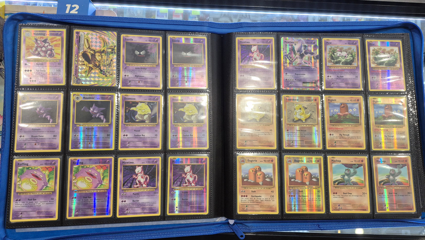 2016 Pokémon Evolutions Master Set inc.all Reverse Holo Cards in Palms Off Binder LP/NM
