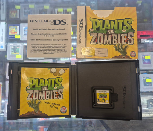 Plants vs. Zombies (Nintendo DS, 2011) CIB Tested And Working US Cart