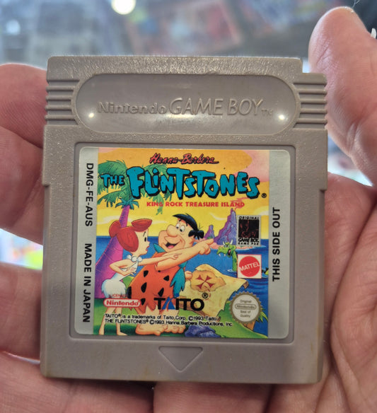 THE FLINTSTONES KING ROCK TREASURE ISLAND NINTENDO GAME BOY GAME CART TESTED