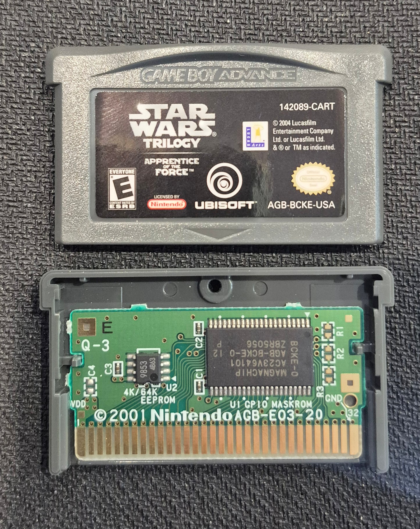 Star Wars Trilogy Apprentice of the Force Gameboy Advance Nintendo in Protector