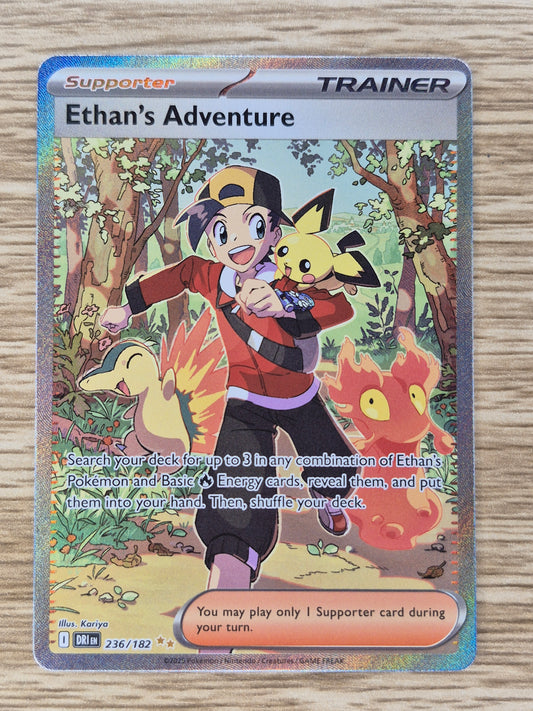 Ethan's Adventure DRI 236/182 Destined Rivals Full Art SIR Pokémon TCG