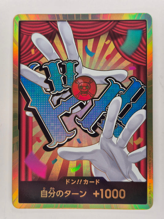 ONE PIECE Card DON!! CARD Buggy [Gold Foil] The Best PRB-02