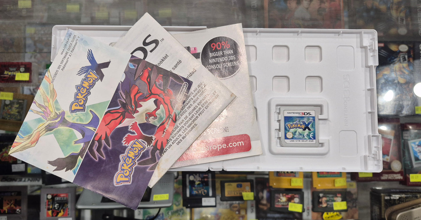 Nintendo 3DS POKEMON X  Boxed EUR PAL Tested CIB