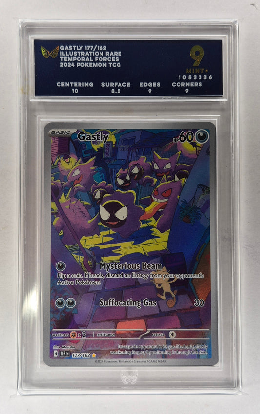 2024 Pokémon Gastly 177/162 Temporal Forces ARK 9+ Mint