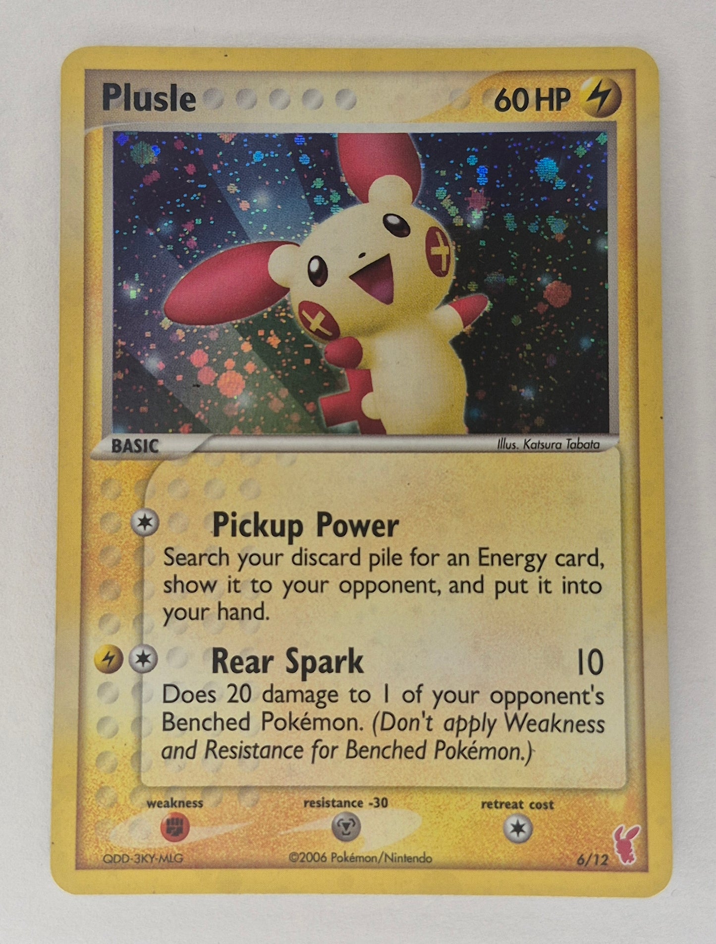 Pokemon 2006 TCG EX Trainer Kit 2: Plusle  #6/12 MP