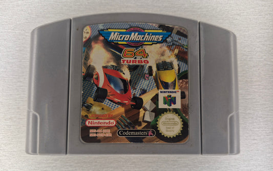 Micro Machines 64 Turbo Nintendo 64 N64 Game PAL EUR Tested
