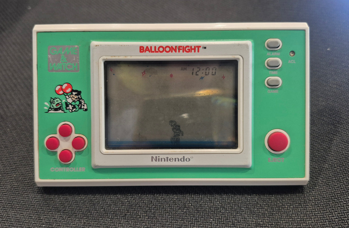 1988 Nintendo Game & Watch Ballon Fight BF-107 Good Working Condition See Pics