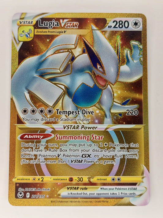 2022 Pokemon Lugia Vstar Secret Rare Lost Origin 211/195