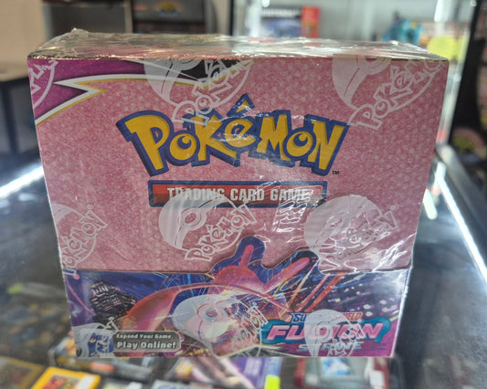 Pokemon SWSH Fusion Strike Sealed Booster Box in Desacne Clear Protector